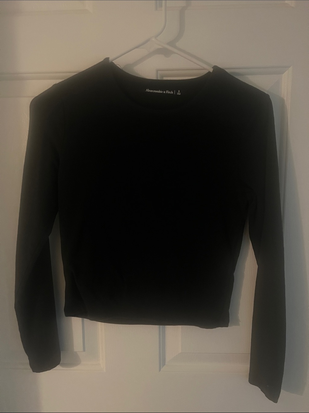 Abercrombie & Fitch Black Long Sleeve Crew Tee